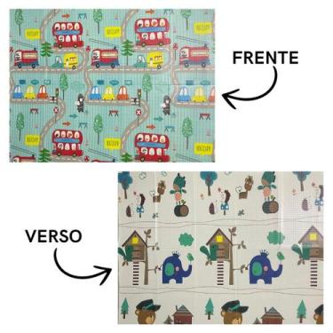 Imagem de Tapete Infantil Dobrável Polietileno Expandido Dupla Face Emborrachado