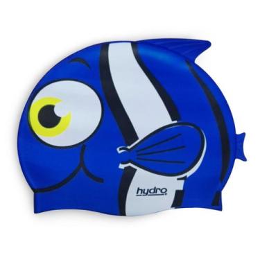 Imagem de Touca de Natação Silicone Infantil Animals Jr Hydro Star, Azul