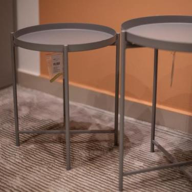 Imagem de Mesa Lateral - Cinza (P) - MART