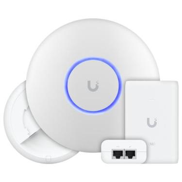 Imagem de U6+ Plus Ubiquiti Com Fonte 30W 48V  Roteador Wi-Fi 6 Access Point 3.0