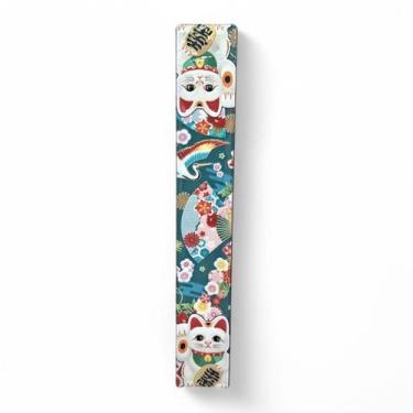 Imagem de Incensário Gato Maneki-neko Colorido de Resina 22 cm - Youbai