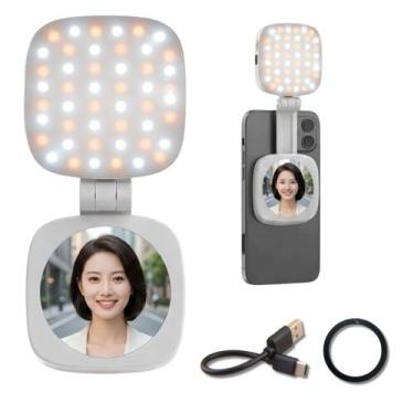 Imagem de Luz Led Magnética Selfie Soleste K04 com Espelho