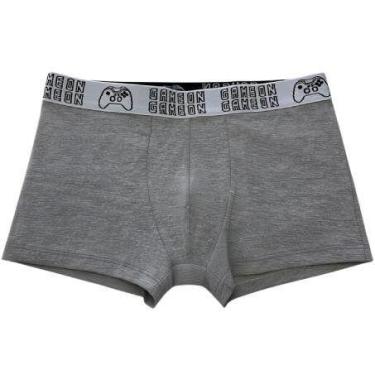 Imagem de Cueca boxer juvenil - em coton - TOP CATZ, Azul marinho, M