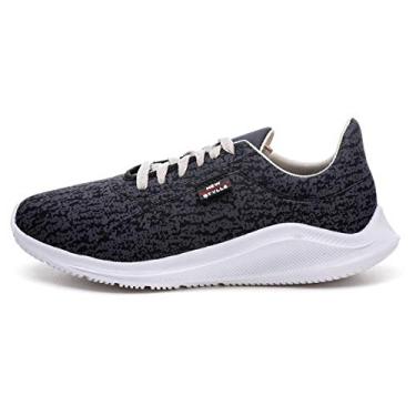 Imagem de Sapatenis casual masculino confortavel caminhada Cor:Cinza;Tamanho:40