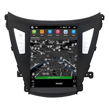 Imagem de XGHQZR Rádio estéreo para carro para Hyundai Elantra 2014-2015 Android 9 Navegação GPS 2.5D Touch Screen Multimedia Player com Bluetooth WiFi Controle de volante / Tela dividida Rádio FM, 2 + 32 g