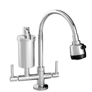 Imagem de Torneira Cozinha Gourmet Com Filtro Bancada 1/4 Volta Modelo 2168 C70 FA