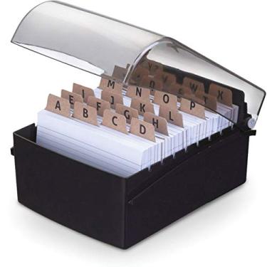 Imagem de Fichário de Mesa 4x6 Waleu, Preta