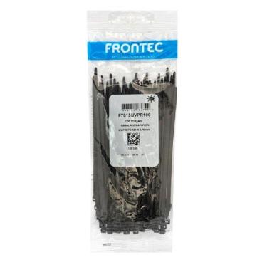 Imagem de Abraçadeira NYLON 3,7 X 151MM Preta Frontec 100UN