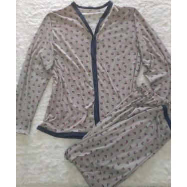 Imagem de Pijama Inverno Adulto Masculino Roupa De Dormir Frio - Thac Lingerie
