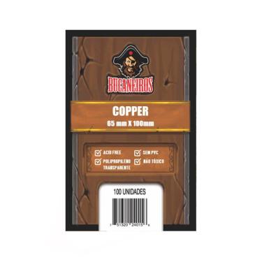 Imagem de Sleeves Copper 65 X 100mm Bucaneiros 100 unidades