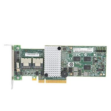 Imagem de ASHATA Cartão de expansão RAID Contreller para LSI 9264-8i M8103 pcie 6GBps 256M Suporte RAID0 1 5 6,8-Portas SATA+SAS Cartão de expansão, suporta até 32 para dispositivos SAS ou SATA Endpoint