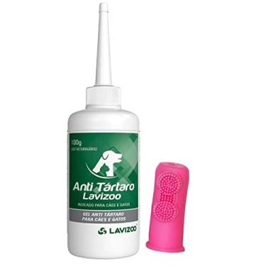 Imagem de Anti Tartaro Lavizoo Cães E Gatos Com Dedeira Pet Silicone