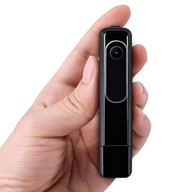Imagem de Câmera corporal HD 1080P Mini caneta espiã oculta Câmera filmadora Conversor de vídeo USB/gravação rápida de um clique corporal policial para casa/escritório (sem necessidade de cabo de carregamento)