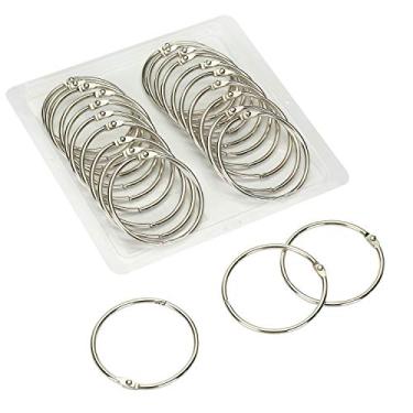 Imagem de Mr. Pen - Anel de fichário de folhas soltas, pacote com 20, 5 cm, anéis de fichário, anéis de livro