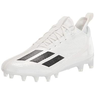 Imagem de adidas Tênis de futebol masculino Adizero Scorch, Branco/Preto/Branco, 40