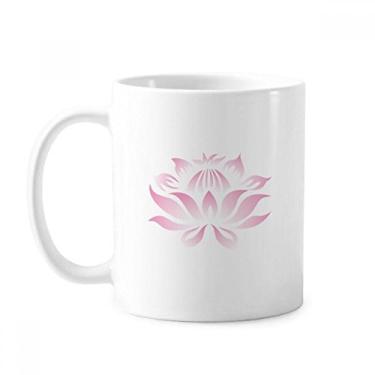Imagem de Flor de lótus flor rosa caneca cerâmica cerâmica xícara de porcelana café louça