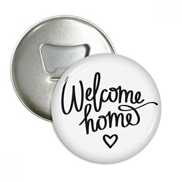 Imagem de Welcome, abridor de garrafas, ímã de geladeira, emblema multifuncional