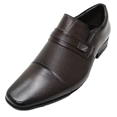 Imagem de SAPATO SOCIAL MASCULINO JOTA PE 13149 COURO PALMILHA CONFORT Cor:Marrom;Tamanho:41