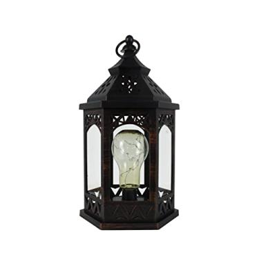 Imagem de Lanterna Marroquina Rose Gold Decorativa C/Lâmpada LED 27cm We Make