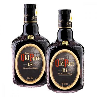 Imagem de Kit Whisky Old Parr 18 anos 750ml com 2 unidades