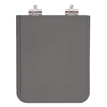 Imagem de Assento Sanitario Poliester com Amortecedor Square Cinza Ambar para Vaso Incepa