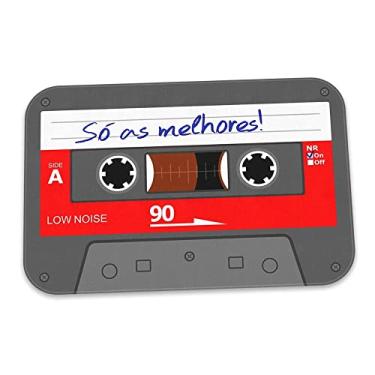 Imagem de Tapete Decorativo Fita Cassete K7 Só as melhores