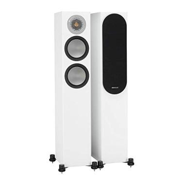 Imagem de Monitor Audio Silver 200 - Par de caixas acústicas Torre para Home Theater Branco Laqueado