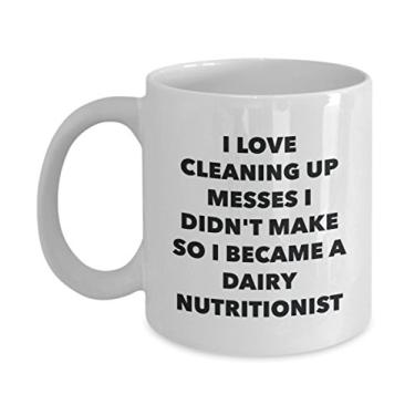 Imagem de Caneca Nutricionista I Became a Dairy – Chá Divertido Cacau Quente – Novidade, Aniversário, Natal, Aniversário, Mordaça