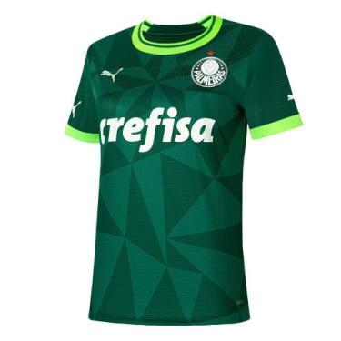 Imagem de Camisa Puma Palmeiras I 2023 Feminina - Jogador