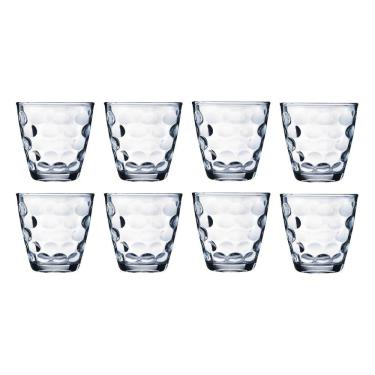 Imagem de Copos de Vidro Bangkok Transparente Redondo 250ML Água 8 un