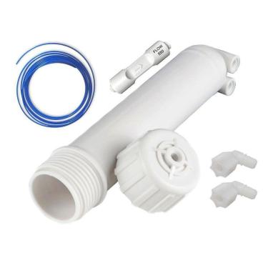 Imagem de Carcaça Para Membrana De Osmose Reversa + Conectores + Mang