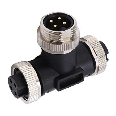 Imagem de Peças de Automóvel, para NMEA 2000 T Conector 4 Pinos IP67 à Prova D'água Backbone Drop Cables 3 Portas Multiport T Terminator para Sensores Atuadores