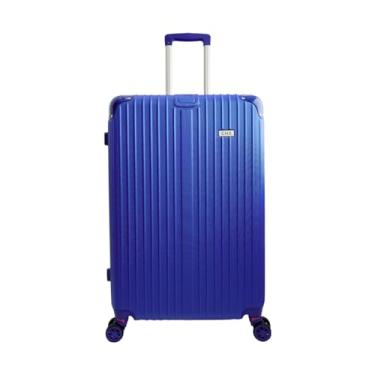 Imagem de Mala grande de Viagem Expansiva Bagagem Embarque Rígida 4 Rodinhas Dupla 360° Abs Cor:Azul;Tamanho:G