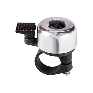 Imagem de Dynwave Sino de bicicleta sino durável compacto, sino do guiador da bicicleta, sino da bicicleta montanha estrada equipamento de ciclismo ao ar livre, Prata