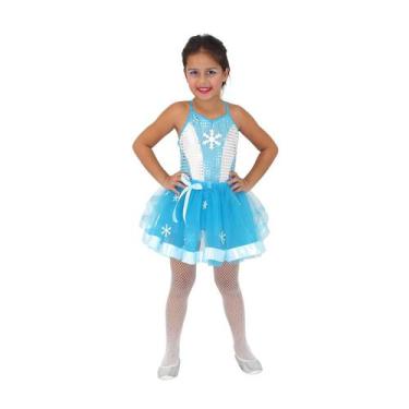 Imagem de Fantasia Frozen Elsa Princesa Do Gelo Glamour Infantil - Mundo Das Fan