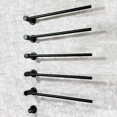 Imagem de Toalheiro aquecedor de parede elétrico inteligente aquecimento constante toalheiros 304 haste de aço inoxidável para banheiro, D, 568 mm