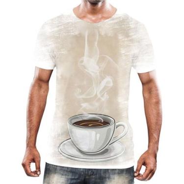Imagem de Camiseta Camisa Estampas Eu Amo Café Coffee Grãos Arte Hd 17 - Enjoy S