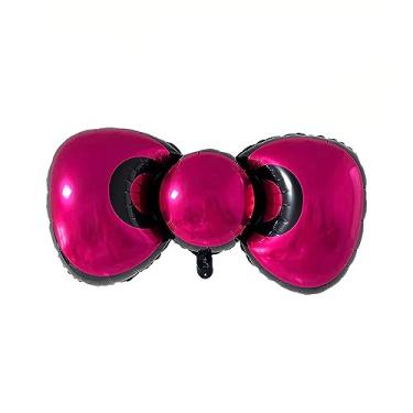 Imagem de 38 Inch 3 PCS Kitt.y Hello Pink Bow Balloons/Baby Shower Decorations for Girl/coquette Birthday Decorations for Girl/Bow Foil Balloons for Girls Gender Reveal/Cartoon Cat Birthday Party Supply