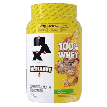 Imagem de 100% Whey Max Titanium x Dr. Peanut (900g), Paçoca