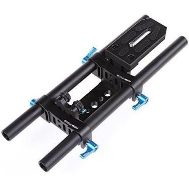 Imagem de FOTGA DP500 II DSLR Sistema de suporte de placa de base de haste de trilho de 15 mm para caixa fosca Follow Focus, câmera DSLR DV 5D II III IV A7 A7R A7S A9 II III IV GH4/5/5S Z6 Z7 Blackmagic Pocket
