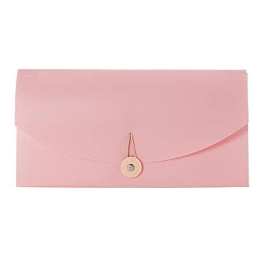 Imagem de Pasta de arquivo expansível de 12 x 25 cm, 13 bolsos, cupons, cheques, recibos, carteira de bolso