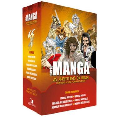 Imagem de Box Série Mangá - Série Completa: As Aventuras Da Bíblia Contadas De Uma Forma Inovadora