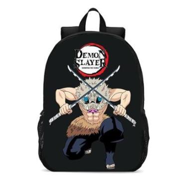 Imagem de Mochila Escolar Infanto Juvenil Anime Inosuke Demon Slayer Novidades 0242-Unissex