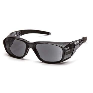 Imagem de Lente dioptria Pyramex Emerge Plus Readers, vidro de segurança, cinza, transparente, leitor completo 2.0