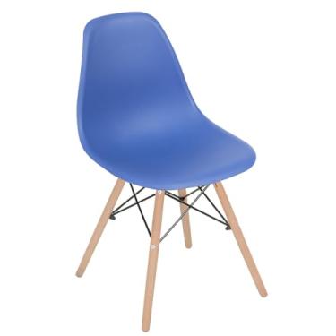 Imagem de Cadeira Charles Eames Eiffel DSW com pés de madeira clara