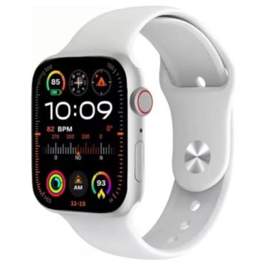 Imagem de Relógio Microwear Smartwatch W99+ Série 9 Amoled Nfc Gps Branco