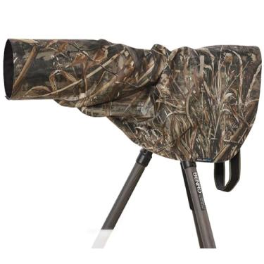 Imagem de ROLANPRO Capa de chuva para lentes teleobjetivas à prova d'água para Nikon Z 180-600 mm, Sony FE 200-600/300, Fujifilm XF 150-600/200 etc. - O comprimento do tamanho P é de 60 cm