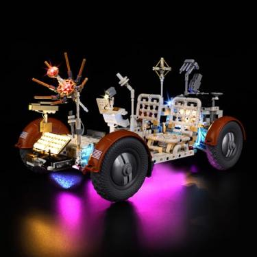 Imagem de Kyglaring LED Lighting Kit for Leg0 NASA Apollo Lunar Roving Vehicle Model Set, Compatible with Leg0 Artemis 42182,leg0 Sets Not Included(Classic Version)