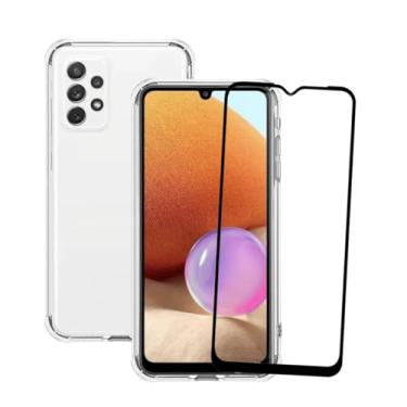 Imagem de Kit Capinha Capa Antiqueda para Samsung Galaxy A32 + Película de Vidro 3D
