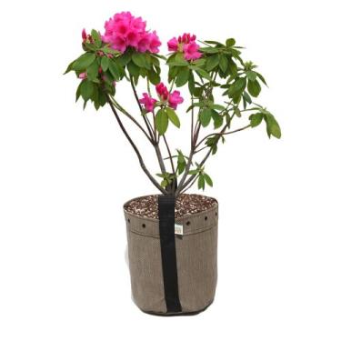 Imagem de Vaso De Plantas Decorativo 7 Litros Tela Moderno - King Pot, Marrom